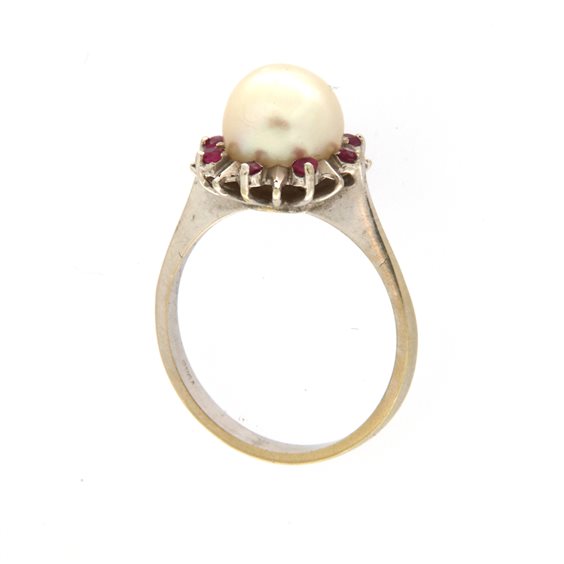 Ringe Goldside Dame in Weißgold Rubino AN.GS0017 - AN.GS0017